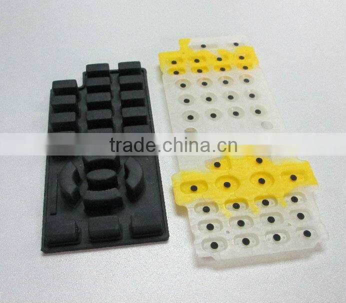 India silicone keypads with conductive carbon pills spray laser back-lighted button silicone silicone silkscreen buttons