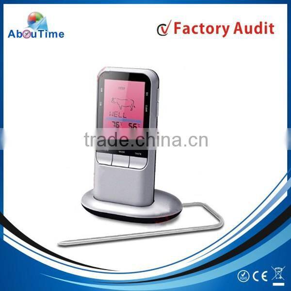 Oven use digital food meat thermometer