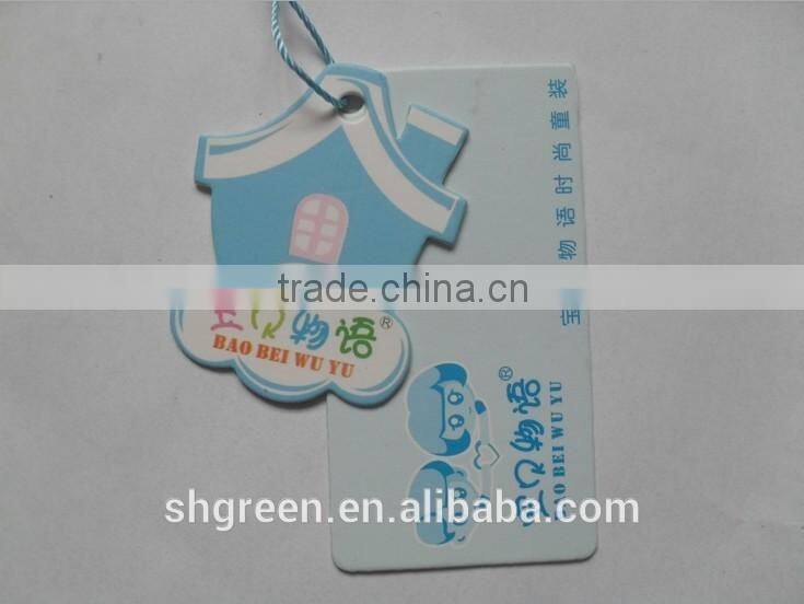 Lovely design paper hangtag for women's dress