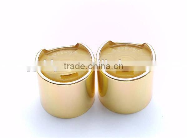 24/410 Aluminium disc plastic press top cap