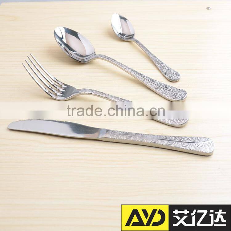 Passed SGS! 24pcs / 30pcs/ 72pcs / 84pcs / 126pcs gold flatware