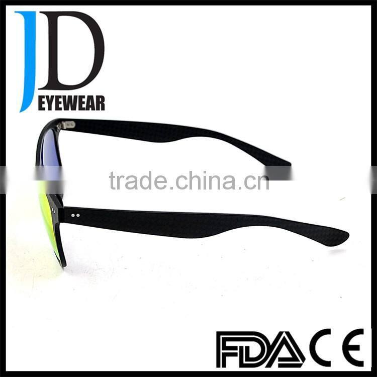 Customized shenzhen manufacturer produced cat 3 UV400 carbon fiber sunglasses