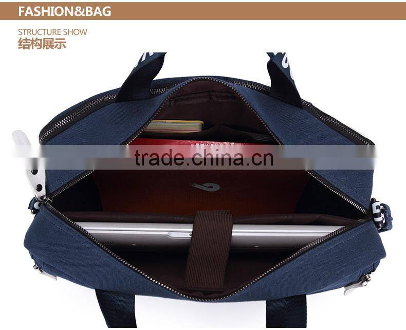 Cotton Canvas Handbag Cross Body bag Laptop Handbag Mens Hand Bag Business laptop bag