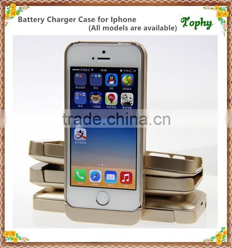 Li-Polymer battery Power Case External Battery Backup Power Case Charger Cover Pack Power Bank for iPhone 5/5s/5C