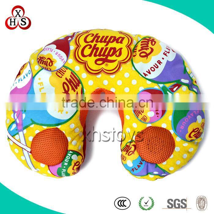 Funny Customed Soft Promotional Gift U-Shape Baby Pillow For Whalesale