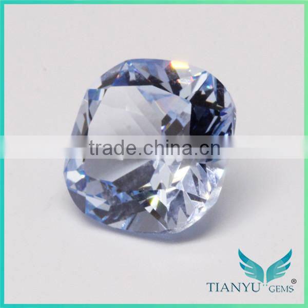 Wuzhou Gems Gemstones Processing Loose Synthetic Blue Spinel Gemstone
