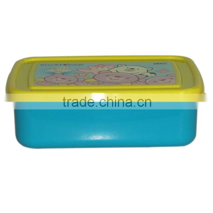 Plastic cheap small simple bento box with PP material