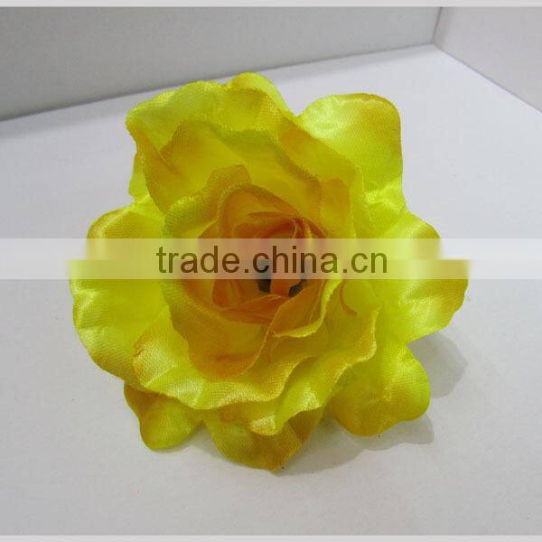 silk gerbera daisy flowers,yellow rose silk flower heads(AM-F-46)