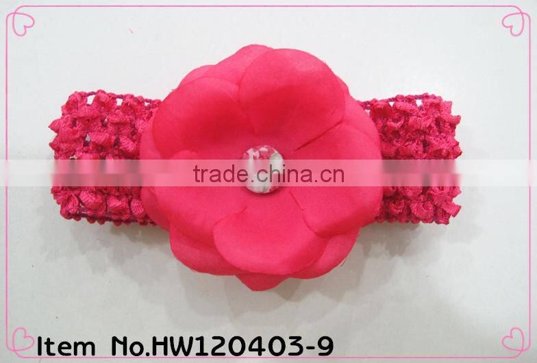summer girls crochet flowers headwrap