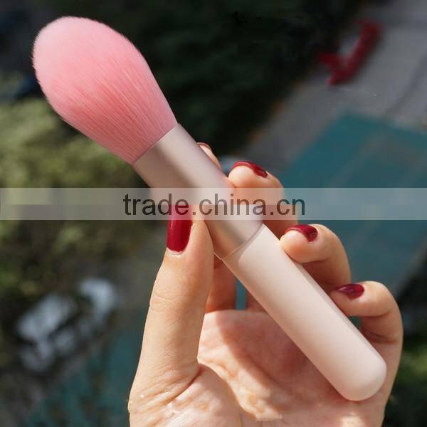 Macarons Pink Powder Brush Soft Hair Cosmetic Powder Sculpting Brush
