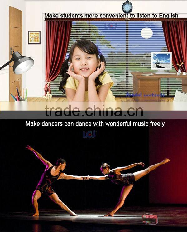 L-015 2015 hot mini fm auto scan radio with mp3 player and speaker