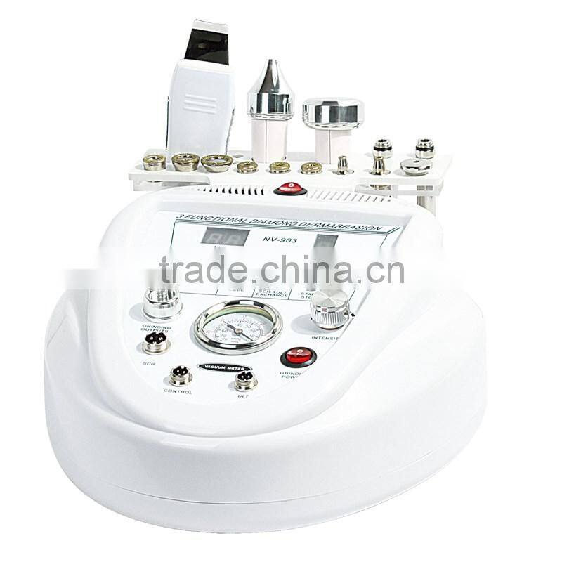 2017 new arrivals nv903 3IN1 dermabrasion machine with skin scrubber