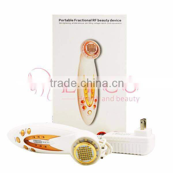 Hot sale!!portable salon beauty equipment bipolar radiofrequency skin tightening home use rf machine for skin care