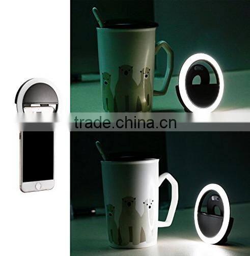 Rechargeable Selfie Ring Light Beauty Flashlight Li-Poly 36 LED Cellphone LED Fill Camera Light