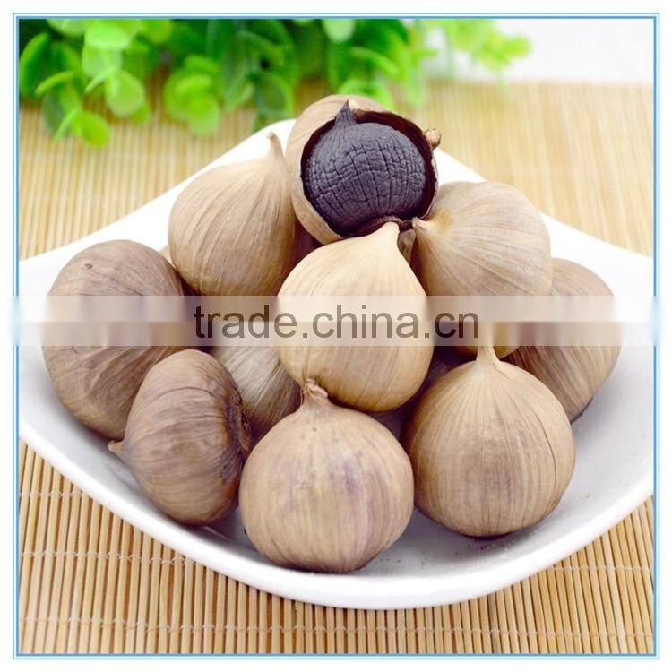 Black garlic chocolate material dry black garlic