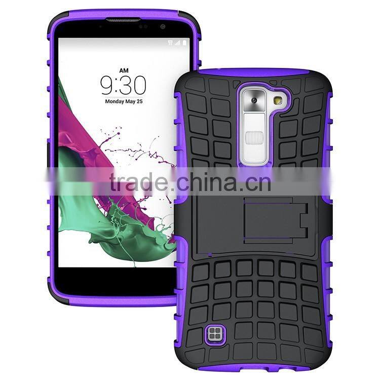 OEM WELCOME! Multicolor TPU+PC Armor Spider Hybrid Kickstand Cell Phones back cover for LG K7 Tribute 5 DUAL LAYER ARMOR CASE
