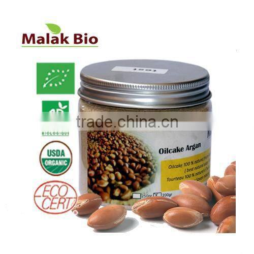 Argan oilcake,the seeds powder