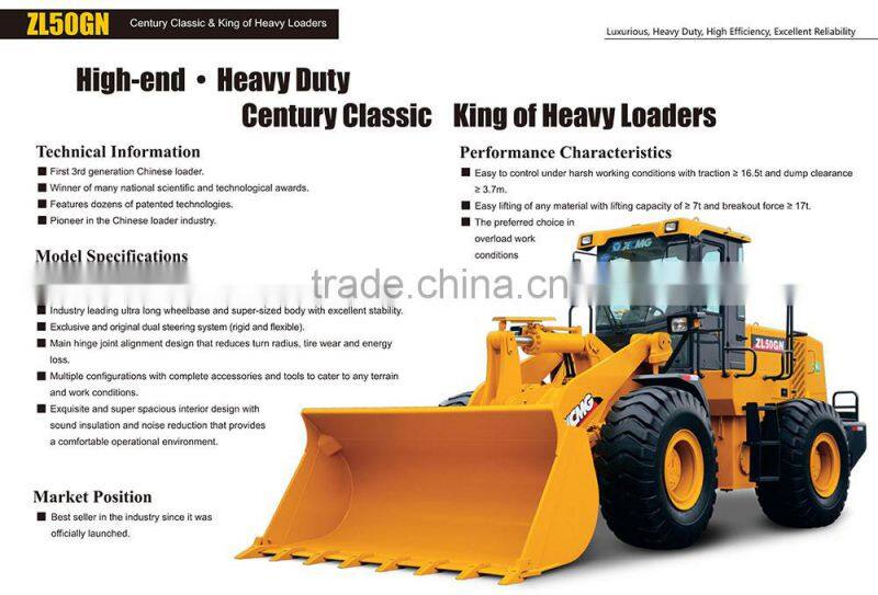 Construction Machine Front End Loader XCMG ZL50GN