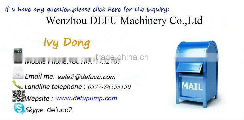 DEFU high flow electric centrifugal water pump