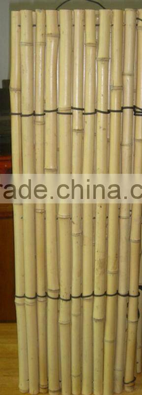 bamboo fence with rope connected