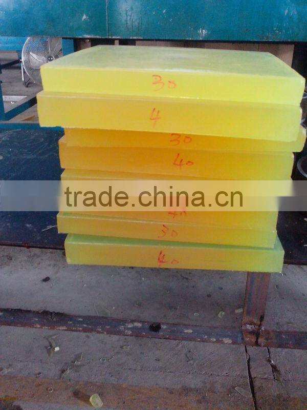 custom size hard plastic casting urethane board