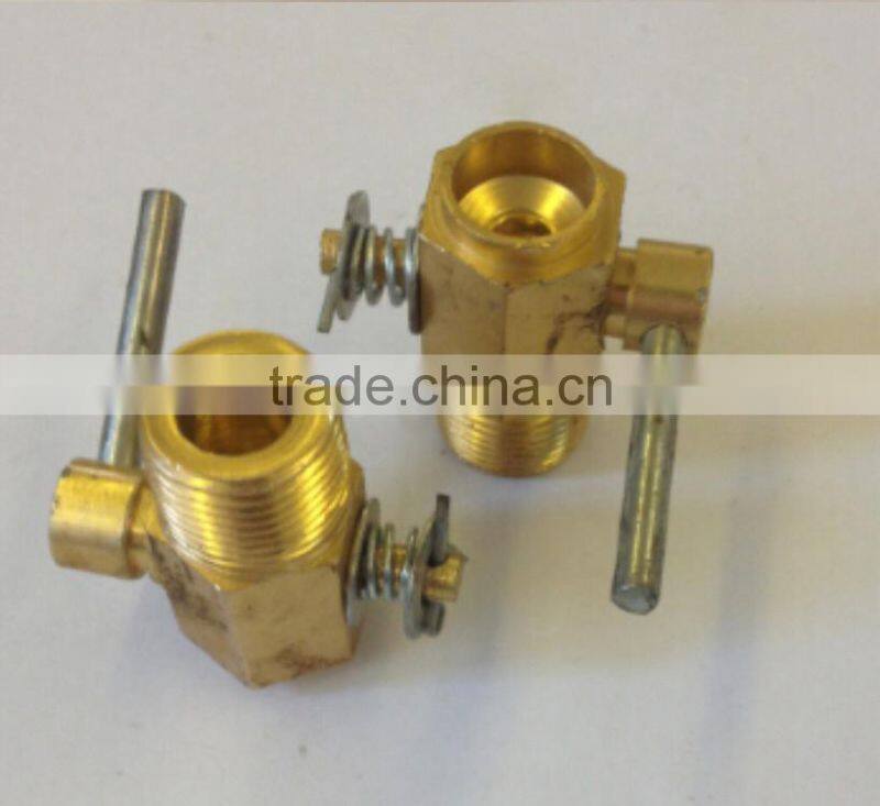 China supplier brass drain cock valve for tractor water tank