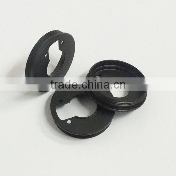 Black anodized cnc aluminum machining parts in China