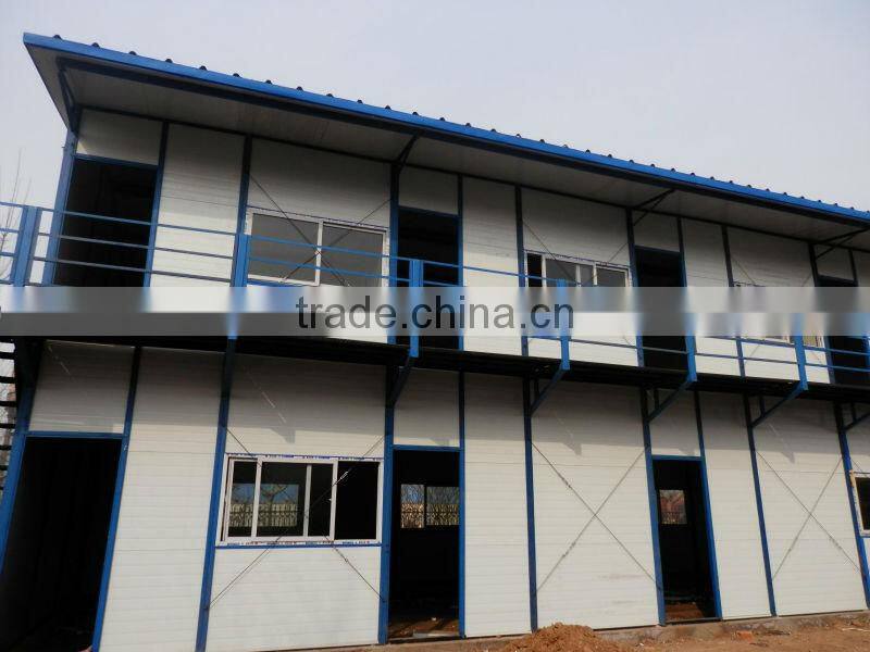 china prefab houses Sandwich panel workshop steel building for school in Haiti