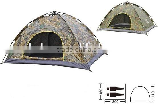 2016 fashional camouflage Outdoor Camping Tent for family travelling