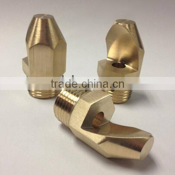 1/8" ,1/4",3/8", 1/2" brass narrow angle flat fan spray jet nozzles