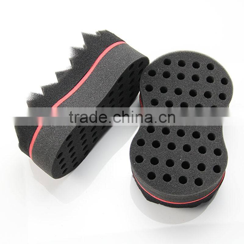 Top in US! JLY hair style tool double sided hair dread locks curl twist sponge