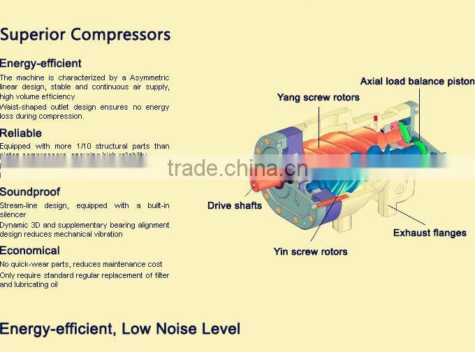 73kW 10Bar Road Standard Silent Movable Air Compressor