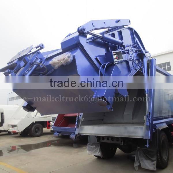 DONGFENG 4*2 New Design Garbage compactor truck 12m3 with swing arm