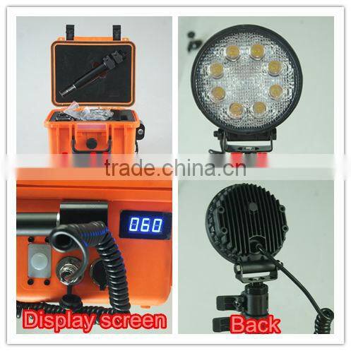 For extreme durability LED Work Light stand Model RLS-24W portable police searchlight
