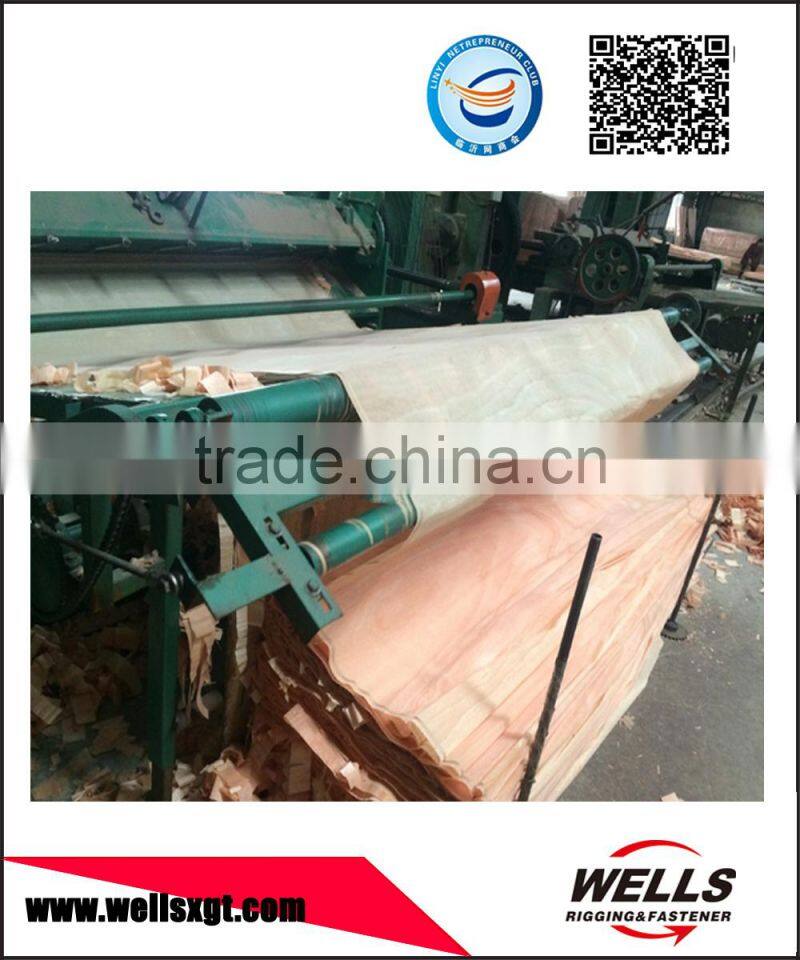 Linyi Rotary cut no black okoume face veneer natural wood 0.3mm 1220x2440