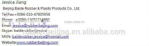 Silicone rubber extrusion