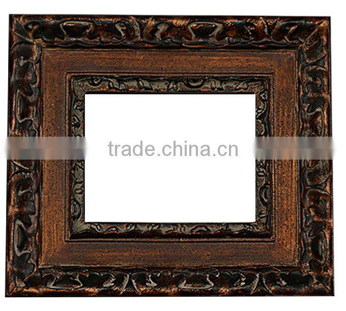 Authentic retro baroque picture frame