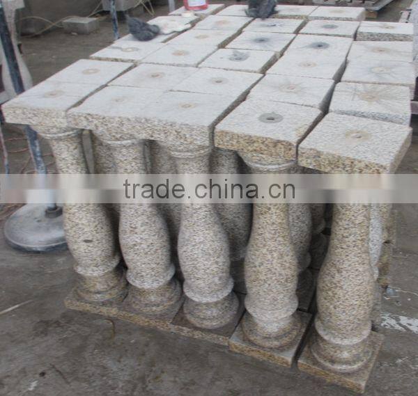 Yellow Sandstone Pillar Baluster For Balconies