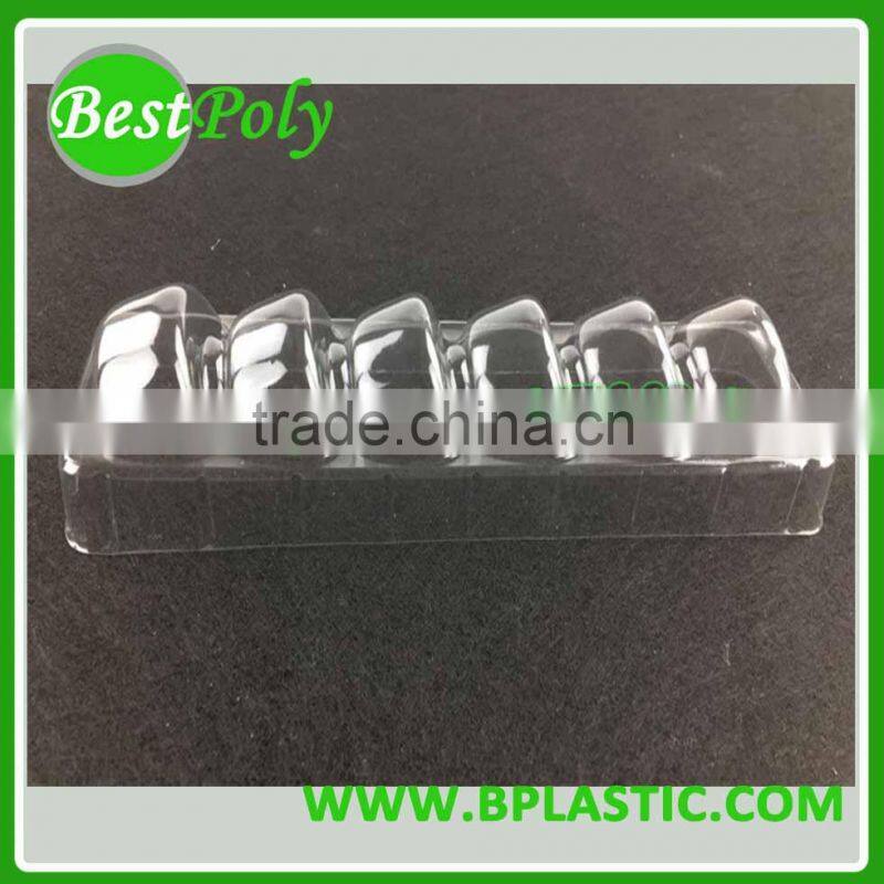 Custom plastic clamshell packaging blister tray for cookies macarons