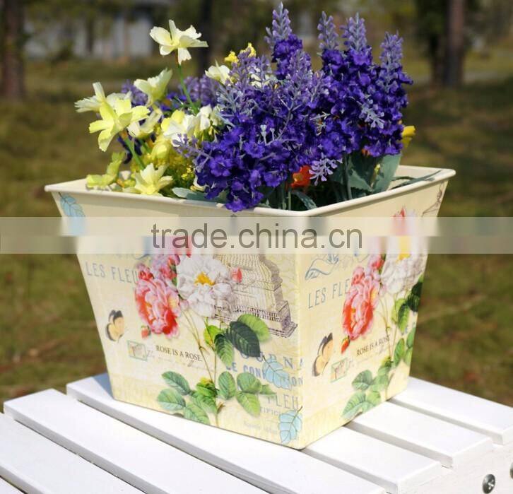 made in china wholesale galvanized mini metal pitcher flower vase