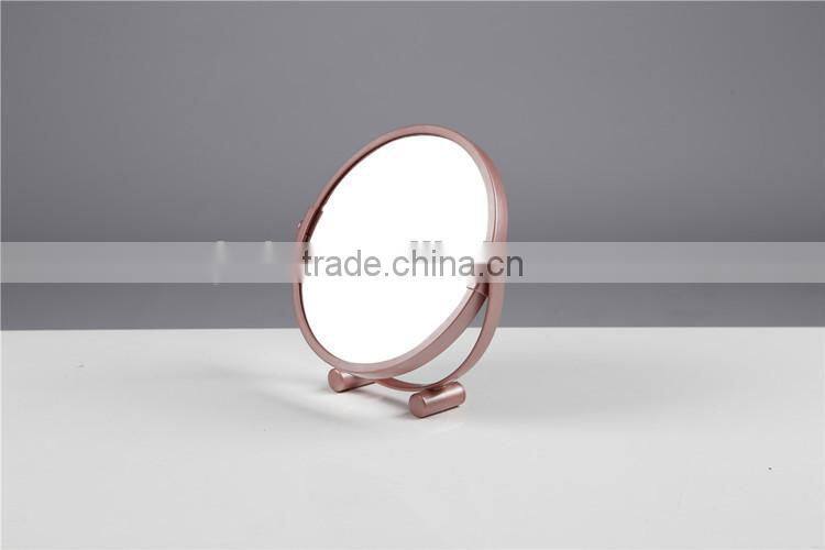 Plastic Cheap Oval Shaped Cosmetic Mirror Double Side Makeup Mirror