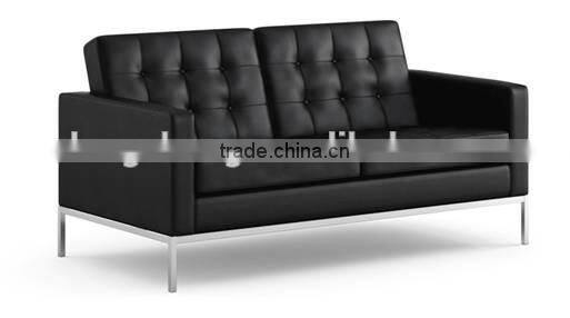 Florence Knoll corner Sofa , sectional leather sofa / sofa set BY2710