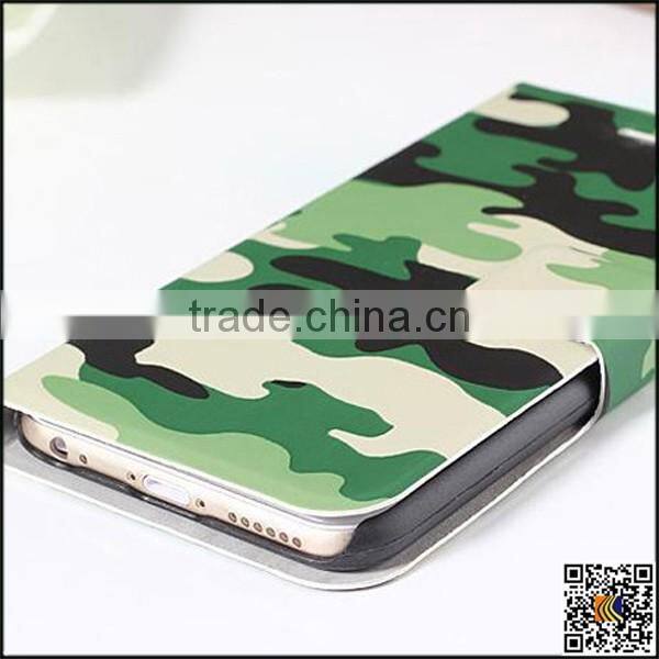 2017 Hotsale Camouflage Leather Mobile Phone Case For iPhone5