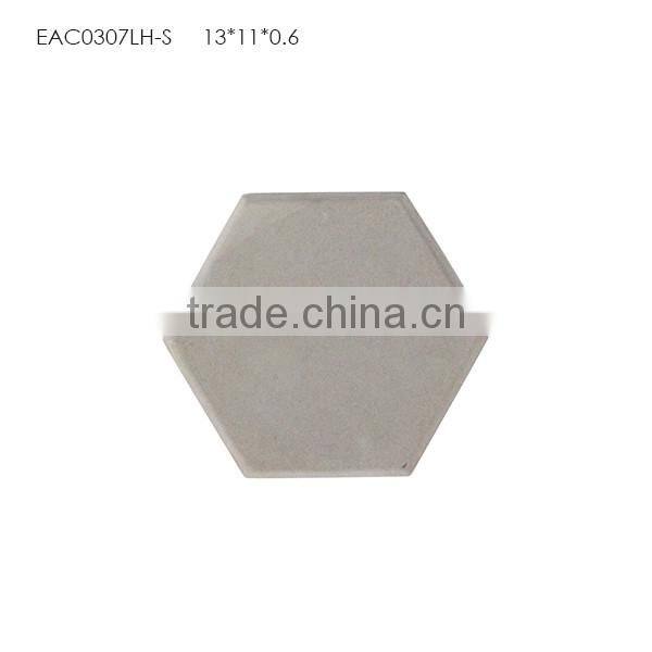 Natural stone table tea plate marble coaster