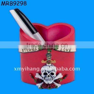 resin golf pen&pensil holder for office and school supply