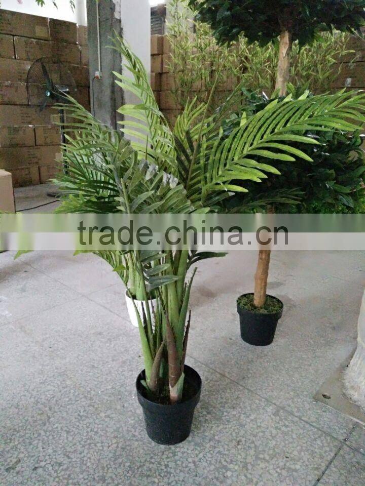 Hot sale artificial big banyan tree green leaves