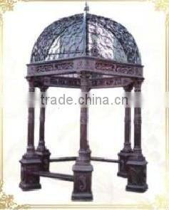 China manufacturer cast Iron Hexagon Pavilion for sale