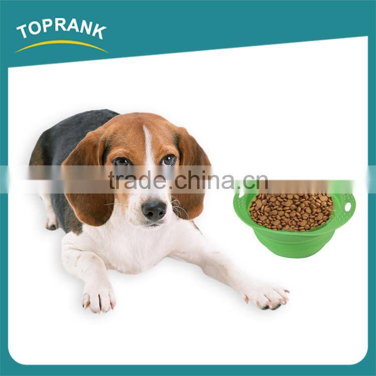 Wholesale Silicone Feed Dog Water Bowl Dog,Pet Travel Dog Food Bowl,Colored Bowl Feeder