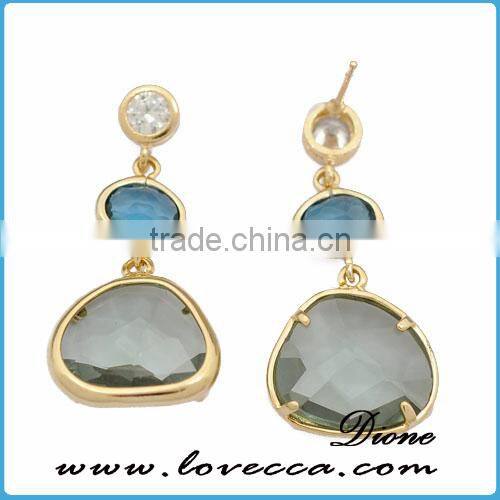 Ladies fancy designer fashion fancy bangles copper glass birthstone charm bangle