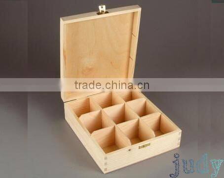 Nature wood tea box ,tea cup storage box ,wooden box